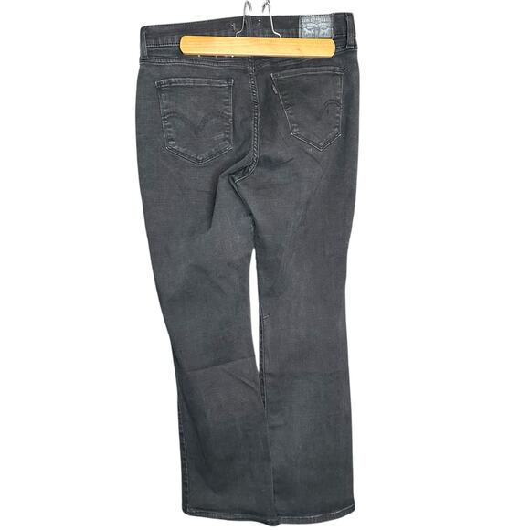 Levi's Black Denim Classic Boot Cut Womens Jeans 10 - Picture 5 of 5